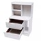 Modern End Side Table Bedroom Bedside Nightstand Cabinet With 2 Storage Drawers